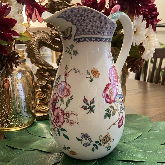 Vintage Danbury Mint Canton Rose Pitcher - Picture 7 of 16